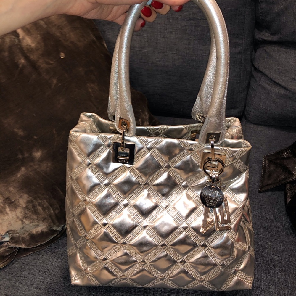 Versace Silver Bag